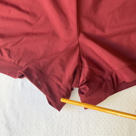 Avia Women Activewear Shorts M (8-10) Red 4" Inseam Stretch - Picture 9 of 10